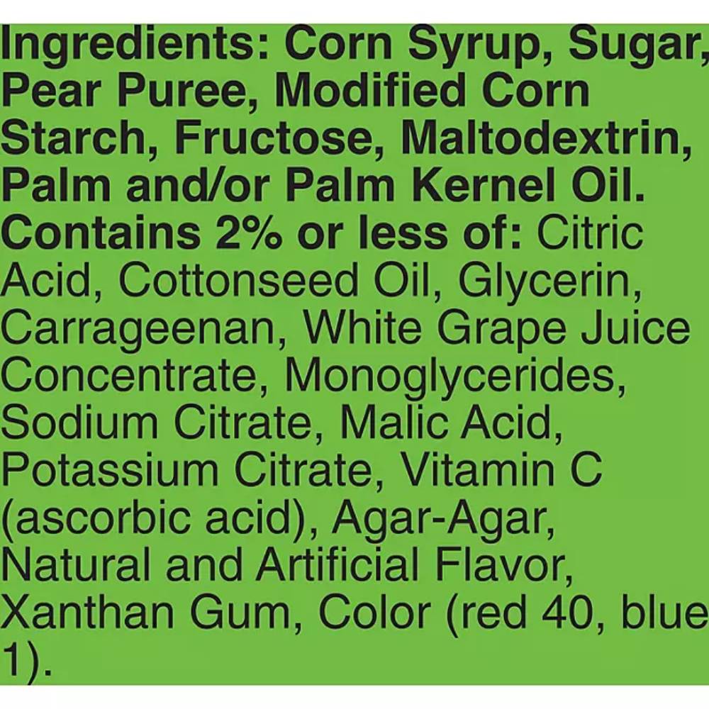 Gusher Super Sour Fruit Flavor - 0.8 Oz - 42 Pack