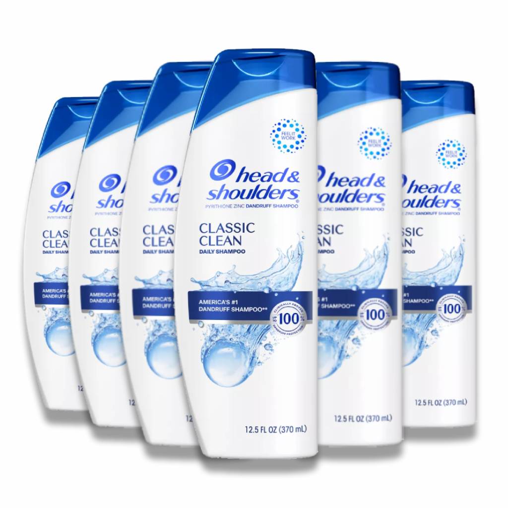 Head & Shoulders - Classic Clean Dandruff Shampoo 12.5 oz - 6 Pack