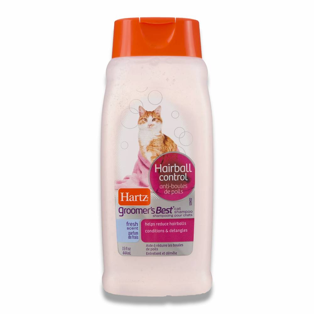 Hartz - Groomer's Best Extra Soft Hair Control Fresh Scent Cat Shampoo - 15 Oz - 12 Pack