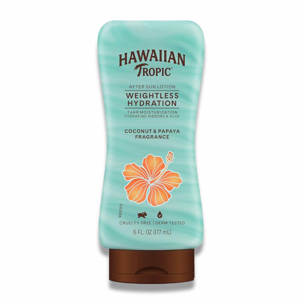 Hawaiian Tropic - Weightless Hydration After Sun Lotion with Aloe - 6 oz - 12 Pack