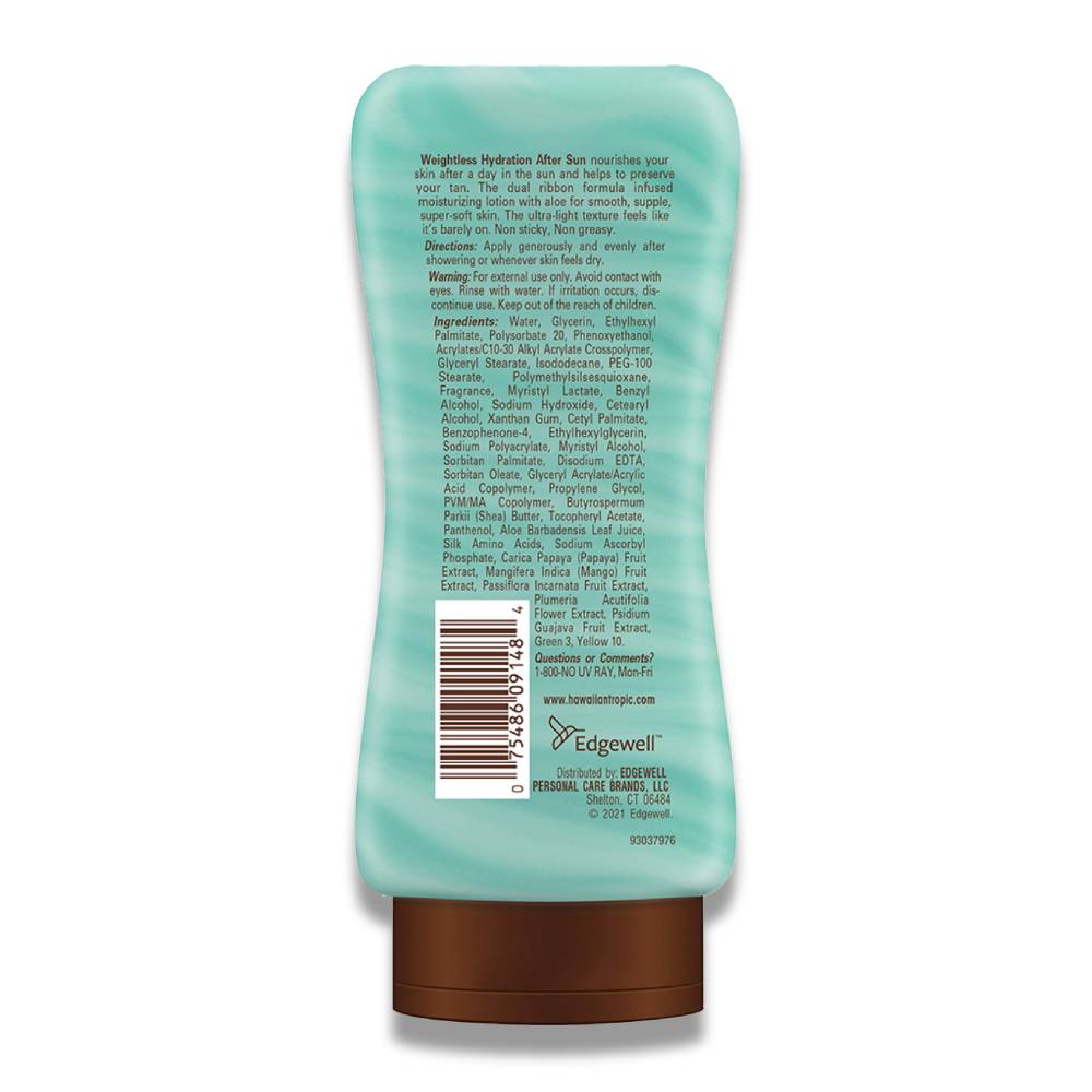 Hawaiian Tropic - Weightless Hydration After Sun Lotion with Aloe - 6 oz - 12 Pack