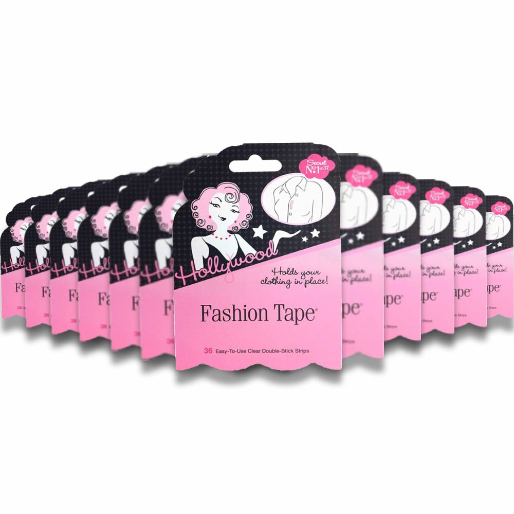 Hollywood Fashion Secrets - Fashion Tape, 18 Strips - 1 Ct Each - 48 Pack
