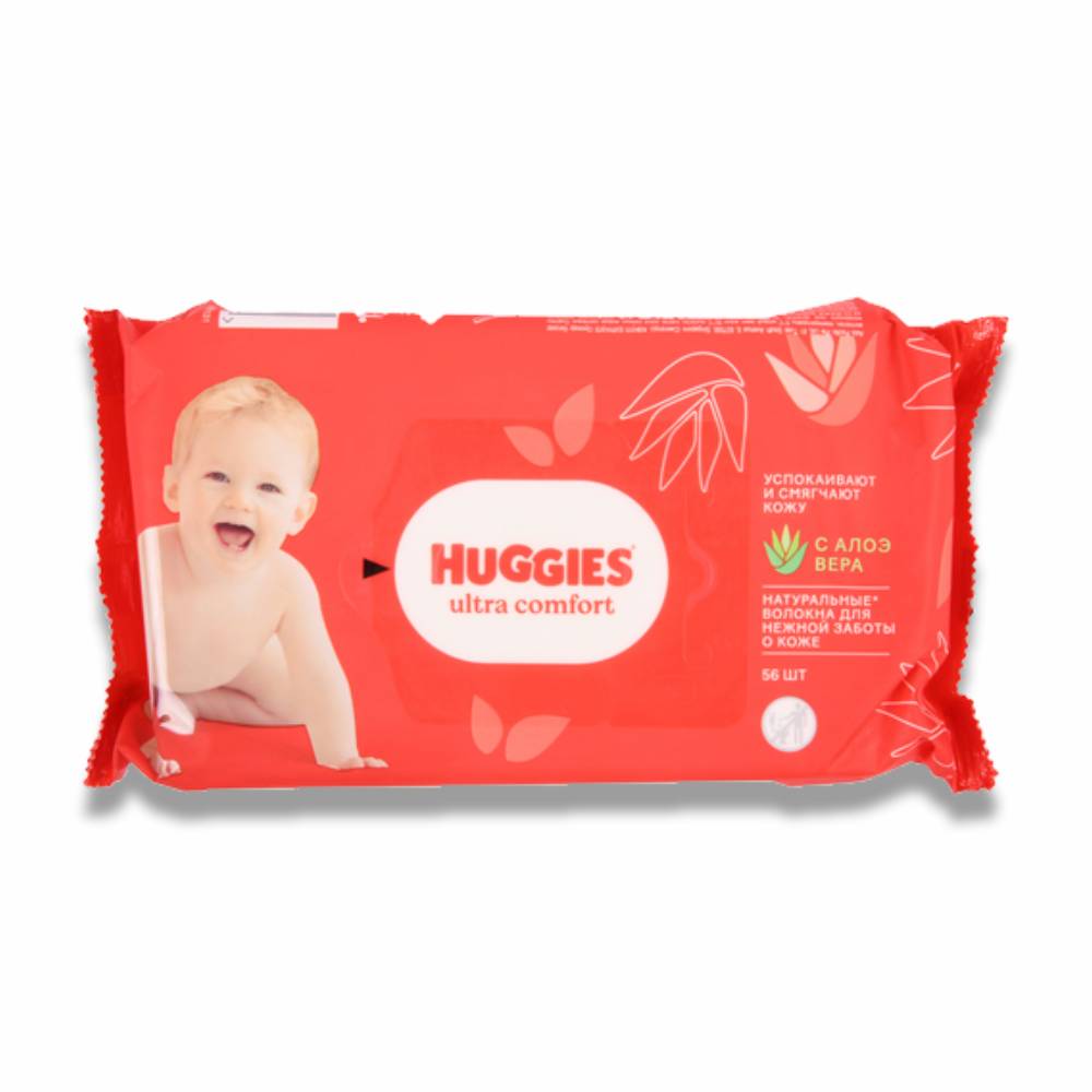 Huggies - Baby Wipe Ultra Comfort - 56 Count - 10 Pack