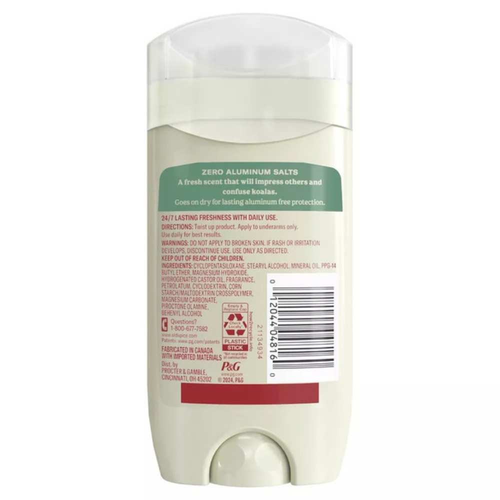 Old Spice - Men's Deodorant, Eucalyptus with Coconut Oil, Aluminum Free- 3 Oz - 12 Pack