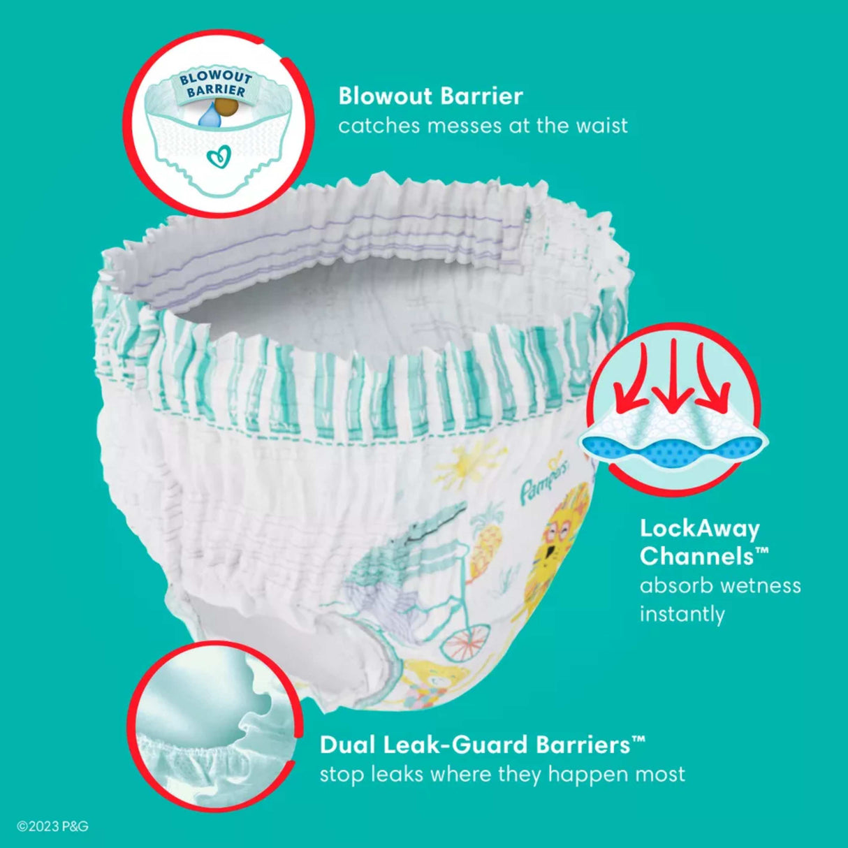 Pampers - Cruisers, Size 7 - 360 Diapers - 44 Count Each