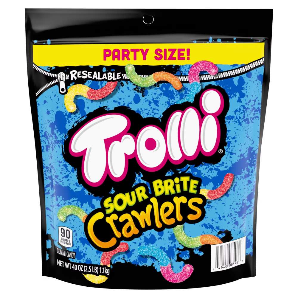 Trolli Sour Brite Crawlers 40 Oz - Party Size -