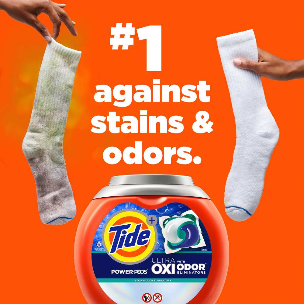 Tide - PODS Ultra OXI Laundry Detergent Pacs - 72 Count