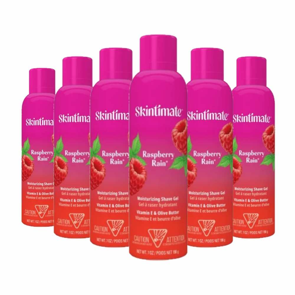 Skintimate Shave Gel Moisturizing Raspberry 7 Oz - 6 Pack