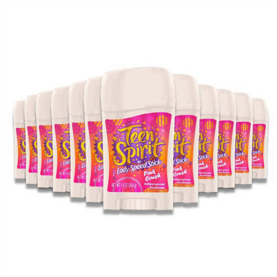 Lady Speed - Stick Antiperspirant Teen Spirit - 1.4 Oz - 12 Pack | Lady Speed - member5%