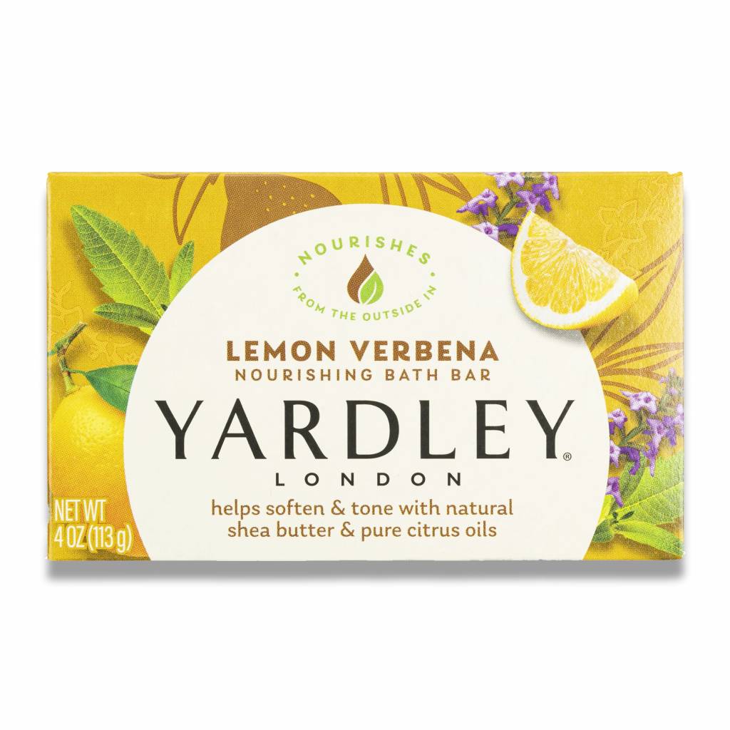 Yardley - Bar Soap, Lemon Verbena with Shea Butter  - 4 Oz - 24 Pack