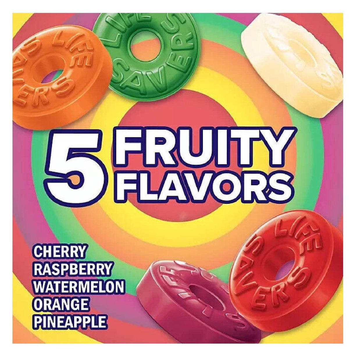 Life Savers 5 Flavors Hard Candy - 3.29 oz - 20 Pack