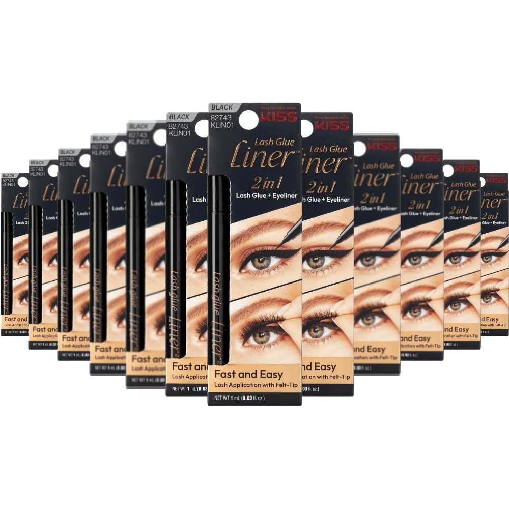 Kiss - Lash Glue Liner Black - 0.02 Oz - 36 Pack