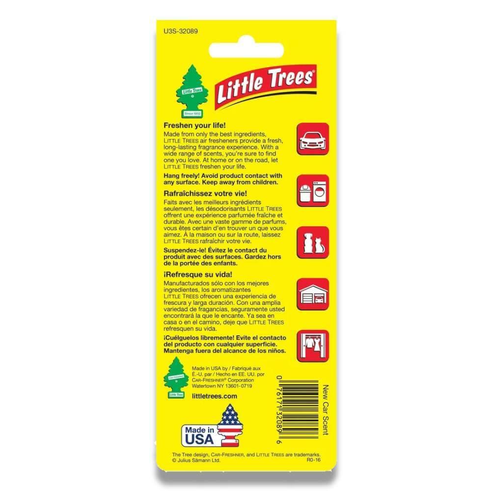 Little Trees - Air Freshener, New Car Scent - 3 Ct - 480 Pack