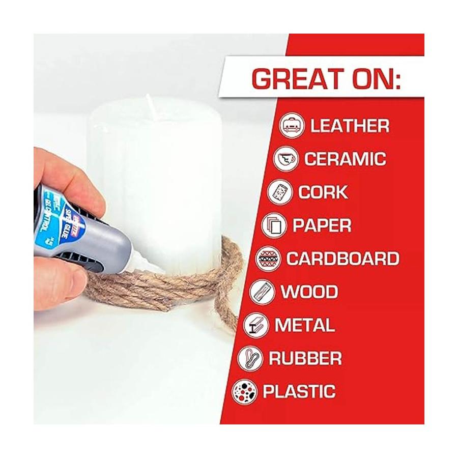 Loctite Super Glue Gel Control Quick Dry 0.14 fl oz - 6 Pack