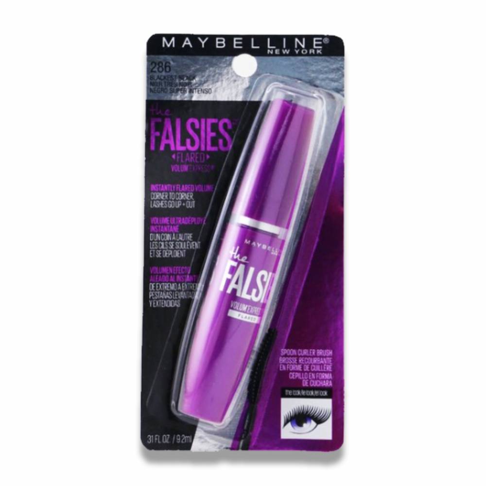 Maybelline - Volum' Express The Falsies Flared Washable Mascara - #286 Blackest Black - 0.31 Oz - 12 Pack