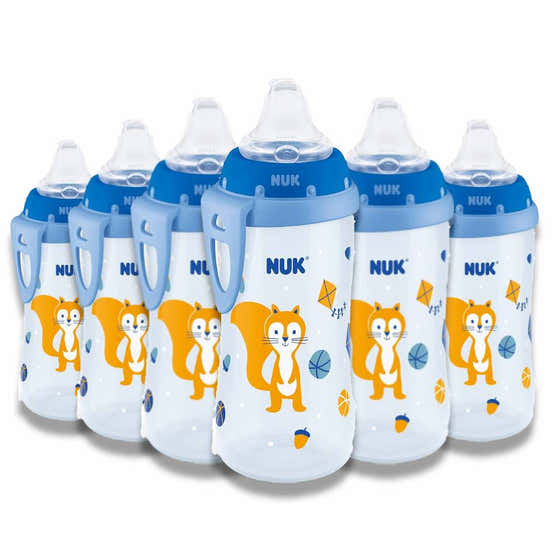 NUK - Active Toddler Silicone Cup, 2 colors - 10 Oz - 6 Pack | NUK - Baby