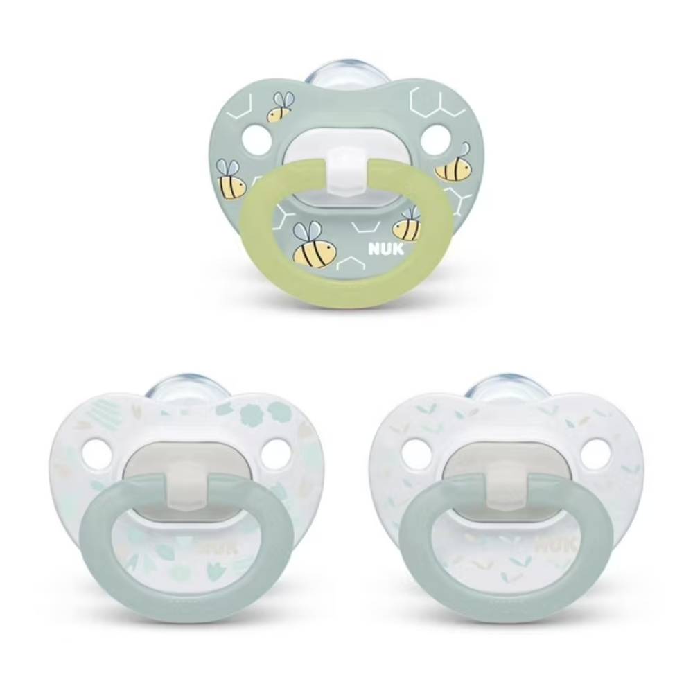 NUK - Neutral Orthodontic Pacifier, Glow In The Dark,  0-6 Months - 3 Count - 12 Pack