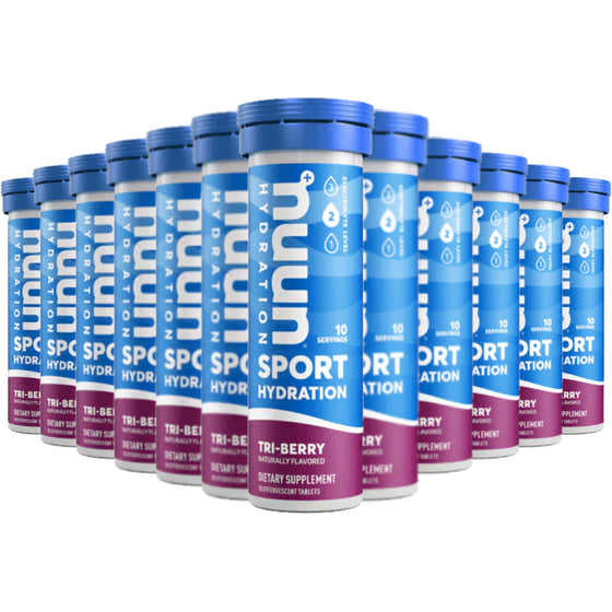 NUUN - Sport Hydration Single Tube Tri-Berry - 10 Tablets - 48 Pack | NUUN - Nutrition Supplements Wholesale