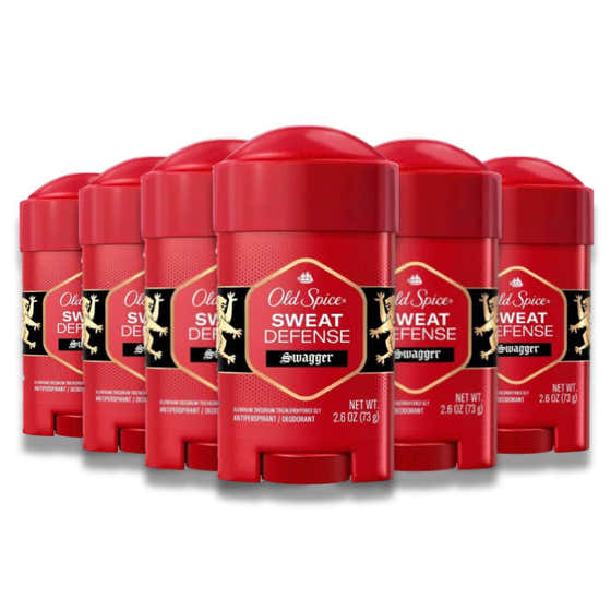 Old Spice -  Hardest Working Collection Deodorant, Stronger Swagger - 2.6 Oz - 6 Pack - Open Box - EXP DATE 09/2025 | Old ...