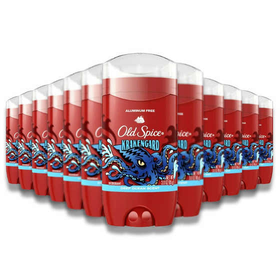 Old Spice - Wild Collection, Antiperspirant & Deodorant, Krakengard - 3.0 Oz - 12 Pack | Old Spice - member5%