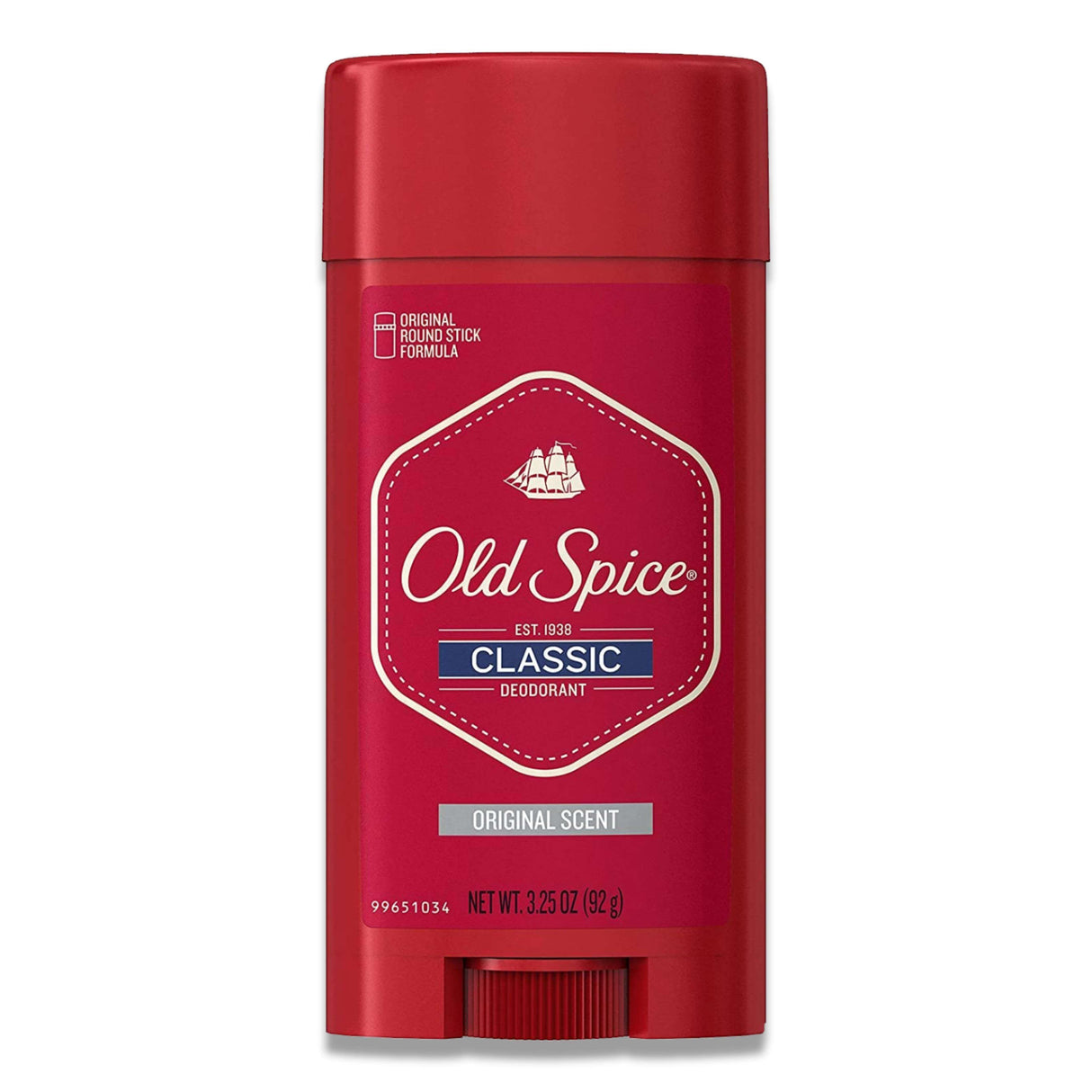 Old Spice Classic Deodorant Stick - Original Scent, 3.25 oz, 12 Pack