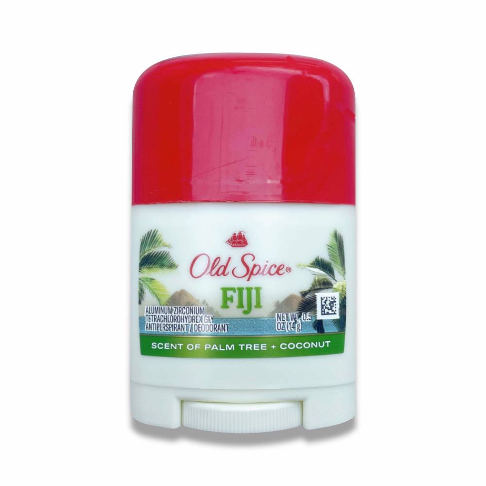 Old Spice -  Fiji Antiperspirant Deodorant for Men, Trial Size, Lavender/Coconut Scent - 0.5 Oz - 24 Pack