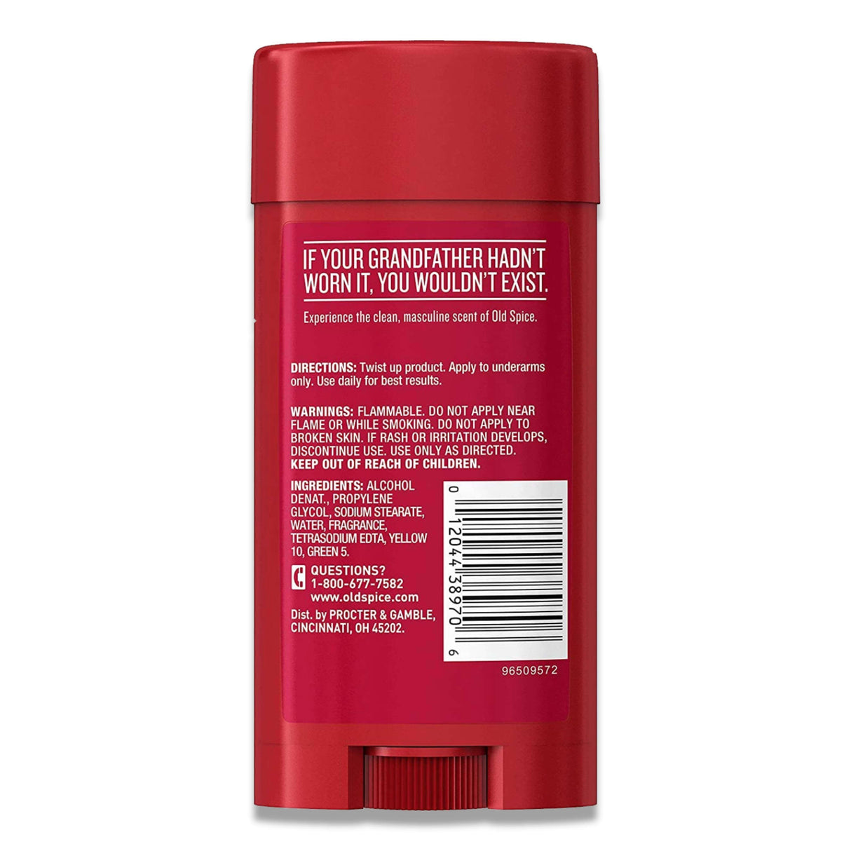 Old Spice Classic Deodorant Stick - Original Scent, 3.25 oz, 12 Pack
