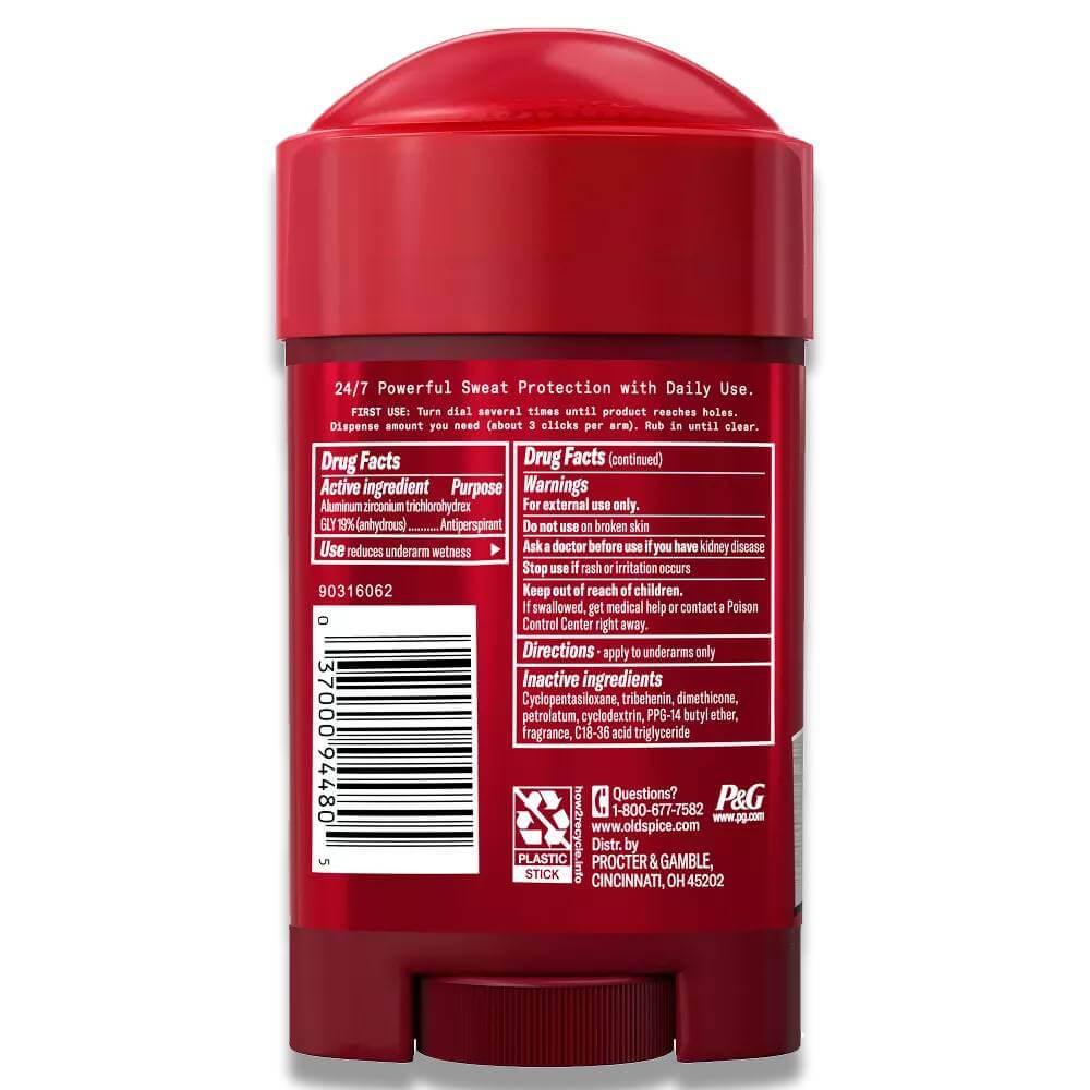 Old Spice - Hardest Working Collection Deodorant, Stronger Swagger - 2.6 Oz - 6 Pack - Open Box - EXP DATE 09/2025