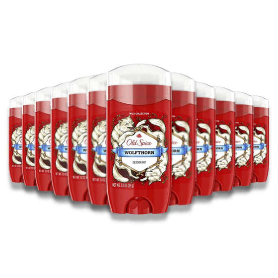 Old Spice -  Antiperspirant & Deodorant, Wild Collection, Wolfthorn - 3 Oz - 12 Pack - Old Spice Antiperspirant & ...