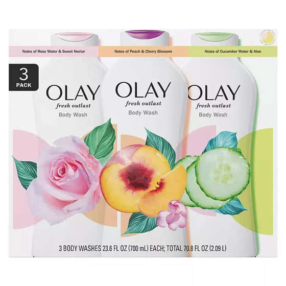 Olay - Fresh Outlast Body Wash with Vitamin B3 Complex - 23.6 Oz - 3 Pack | Olay - member5%