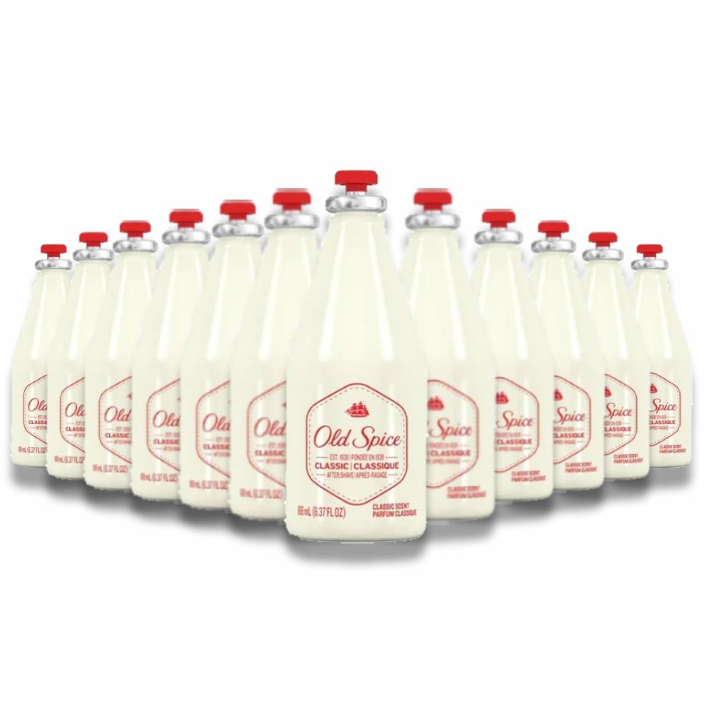 Old Spice -  Classic Scent Men's After shave - 6.375 Oz - 12 Pack