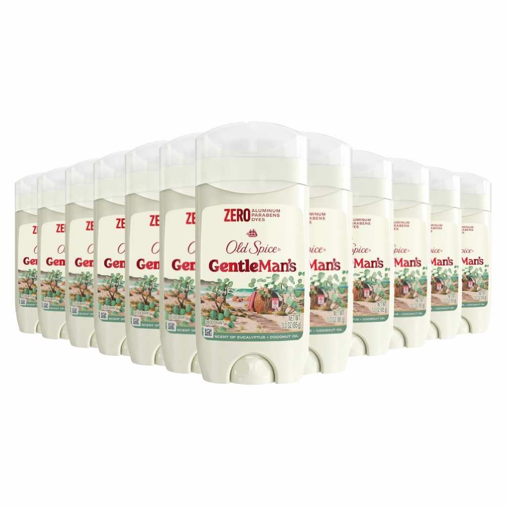 Old Spice - Men's Deodorant, Eucalyptus with Coconut Oil, Aluminum Free- 3 Oz - 12 Pack
