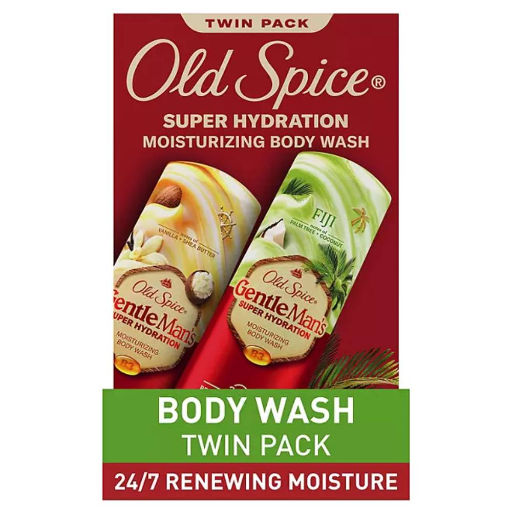 Old Spice - Gentle Man's Super Hydration Body Wash - 20 Oz - 2 Pack