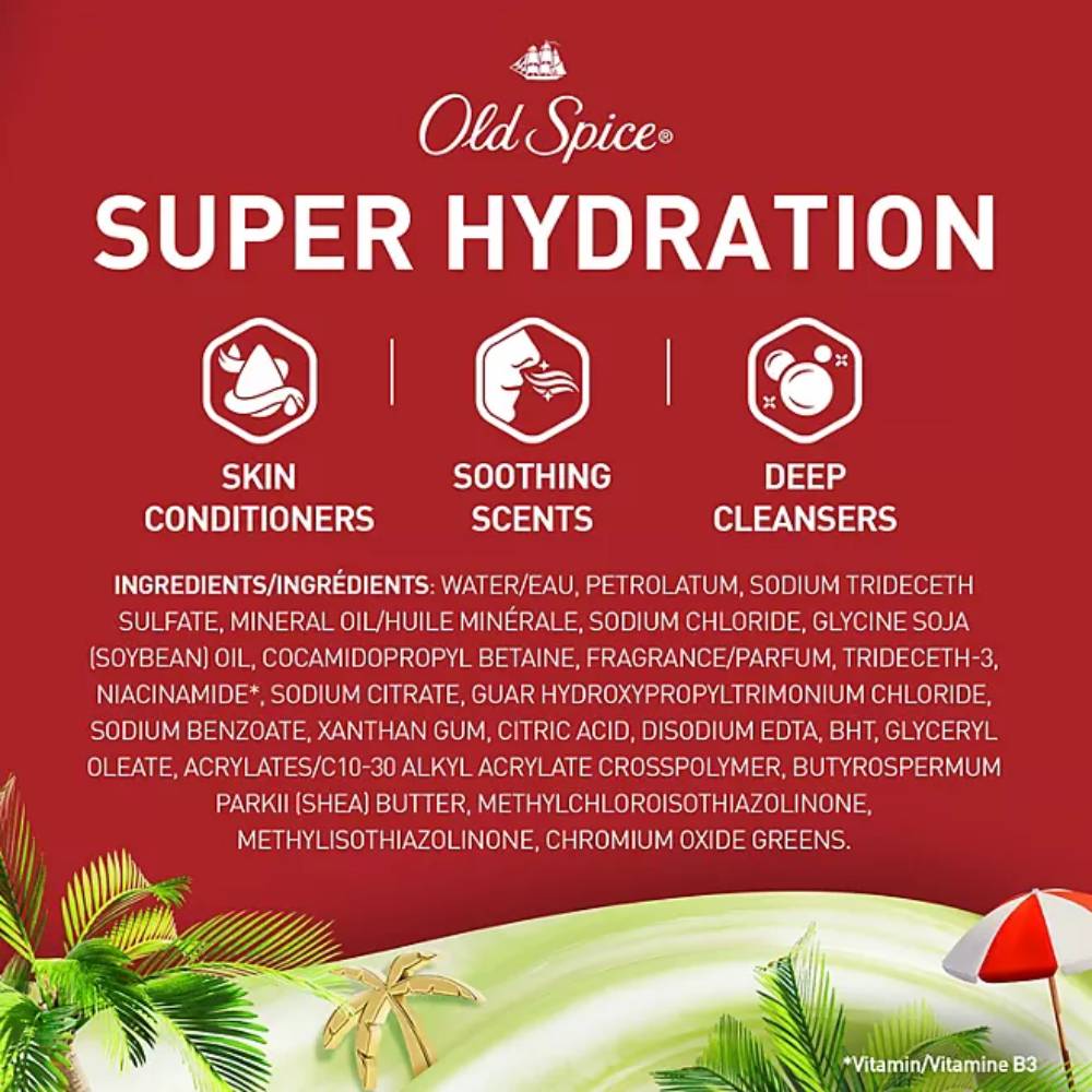 Old Spice - Gentle Man's Super Hydration Body Wash - 20 Oz - 2 Pack