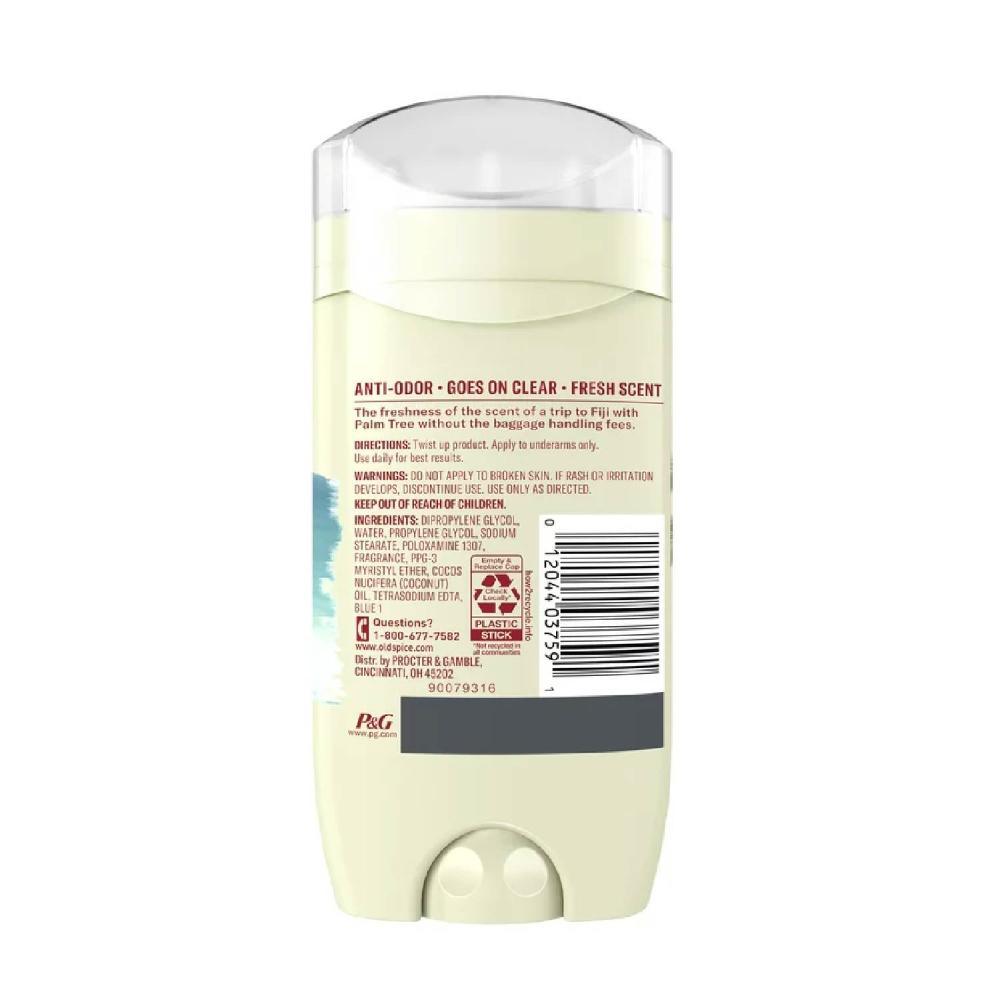 Old Spice Men's Fiji with Palm Tree Antiperspirant & Deodorant, 3.0 oz - 12 pack