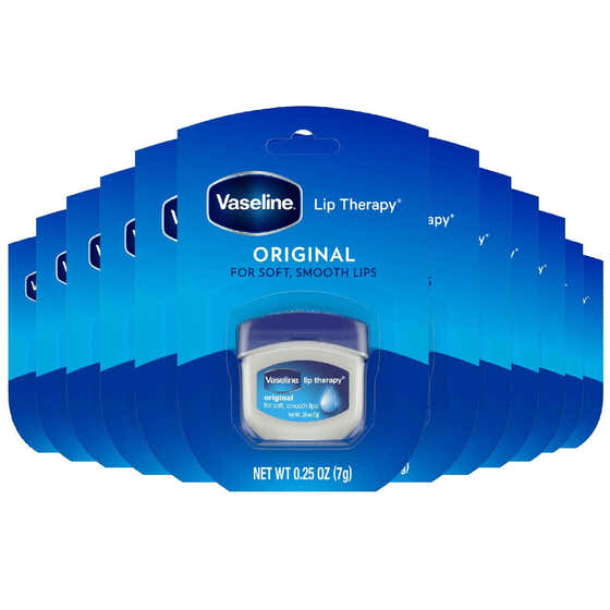 Vaseline Lip Therapy Fragrance free Original  0.25 oz -32 Pack - Travel Size | Vaseline - Travel Wholesale