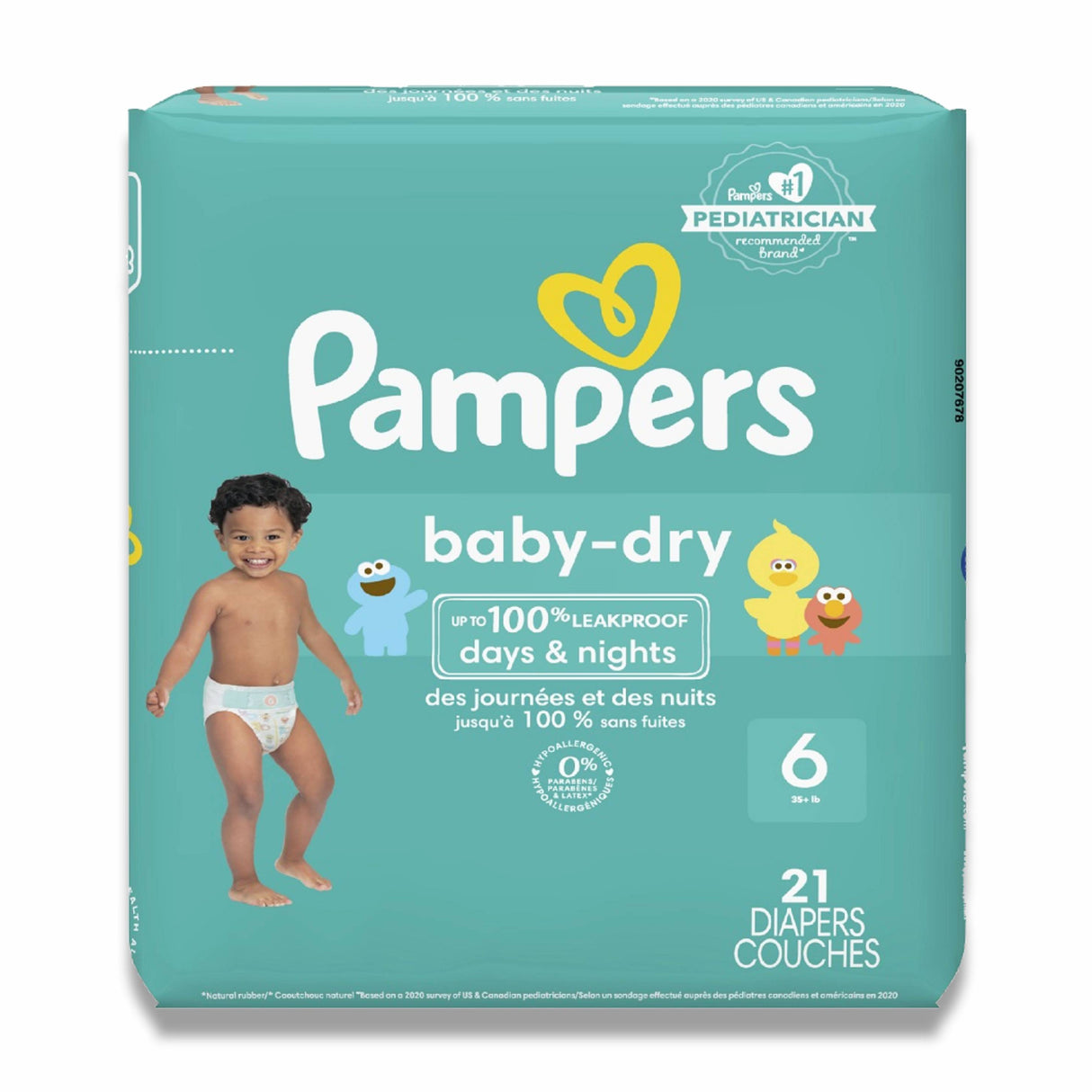 Pampers - Baby Dry Diapers, Size 6 - 21 Ct - 4 Pack