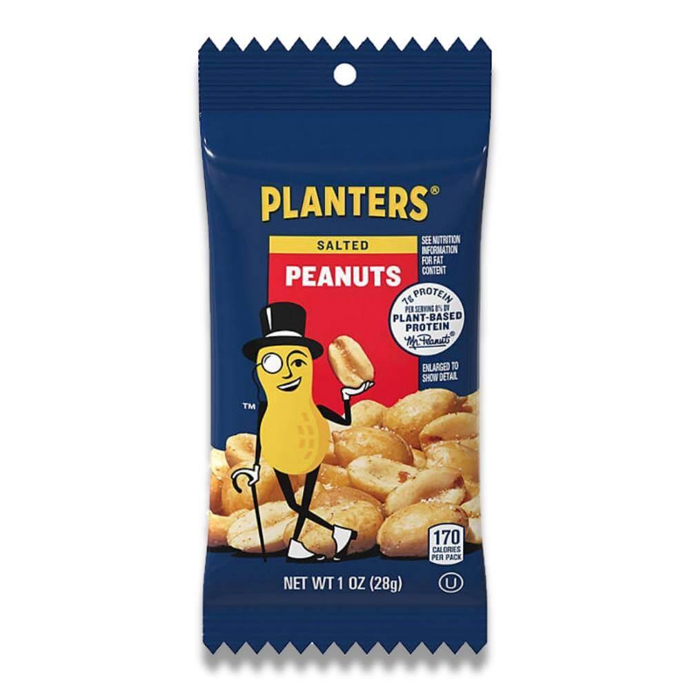 Planters Salted Peanuts - 1 oz Packs, 48 Count Box
