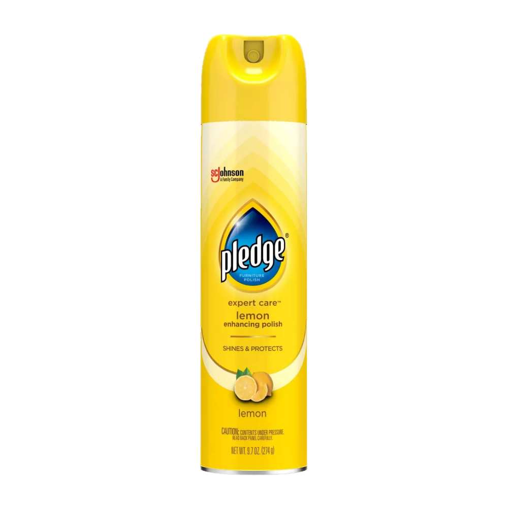 Pledge - Multisurface Enhancing Polish Spray - Lemon - 9.7 Oz - 6 Pack