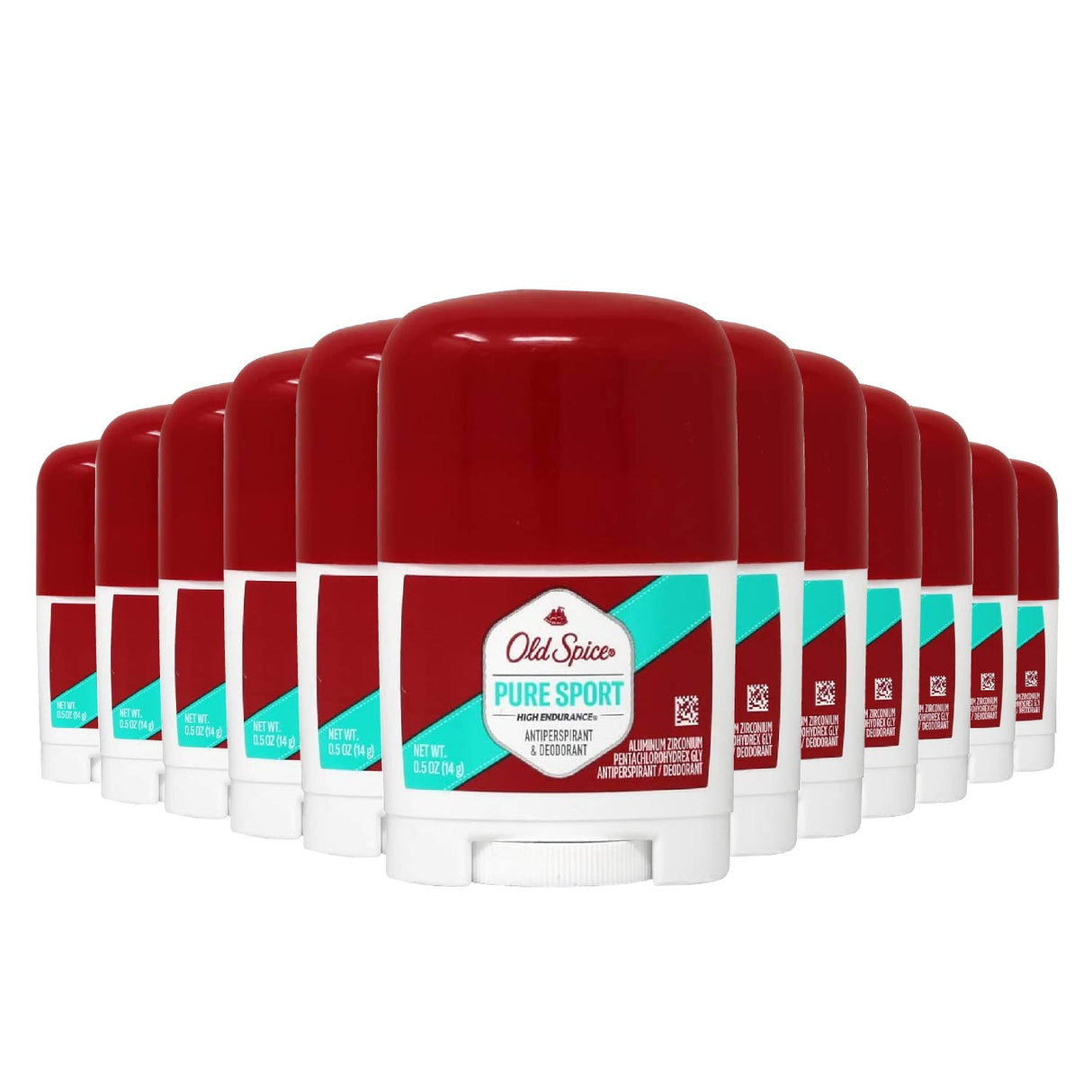 Old Spice -  Antiperspirant & Deodorant  Pure Sport  0.5 oz - 24 Pack - Travel Size -