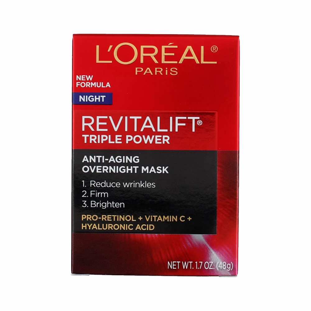 L'Oreal Paris - Paris Revitalift Triple Strength Intensive Overnight Mask - 1.7 Oz - 24 Pack