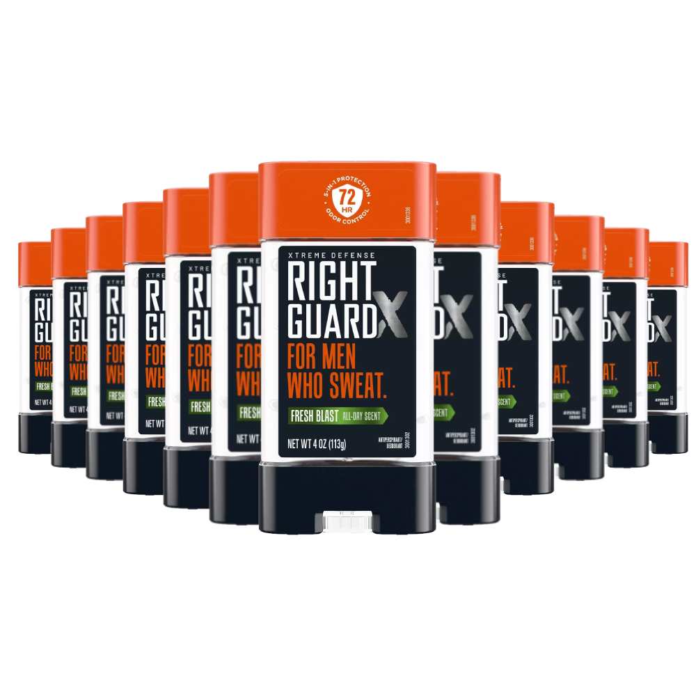 Right Guard - Xtreme Fresh Blast Deodorant, Gel - 4 Oz - 12 Pack