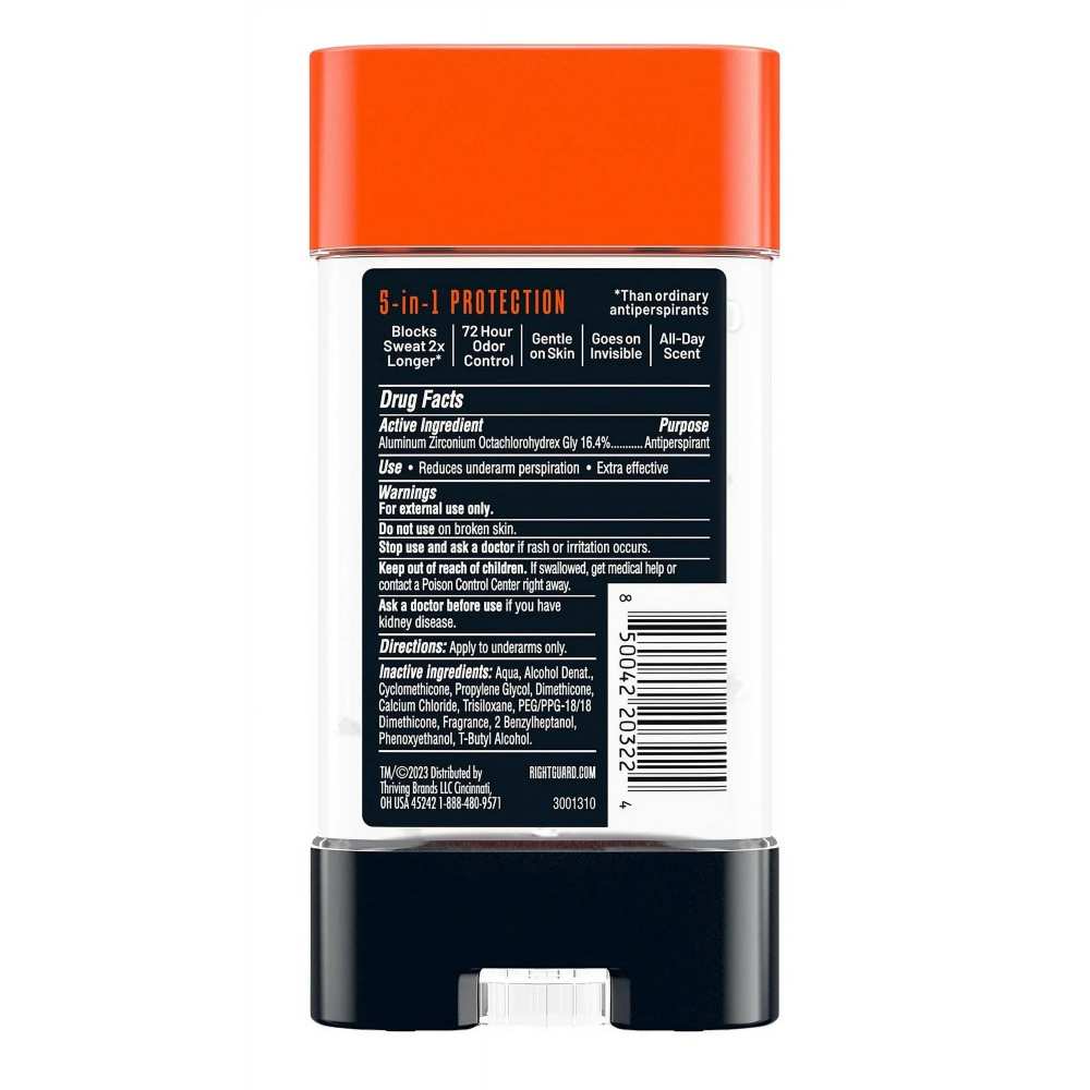 Right Guard - Total Defense Gel Artic Refresh - 4 Oz - 12 Pack