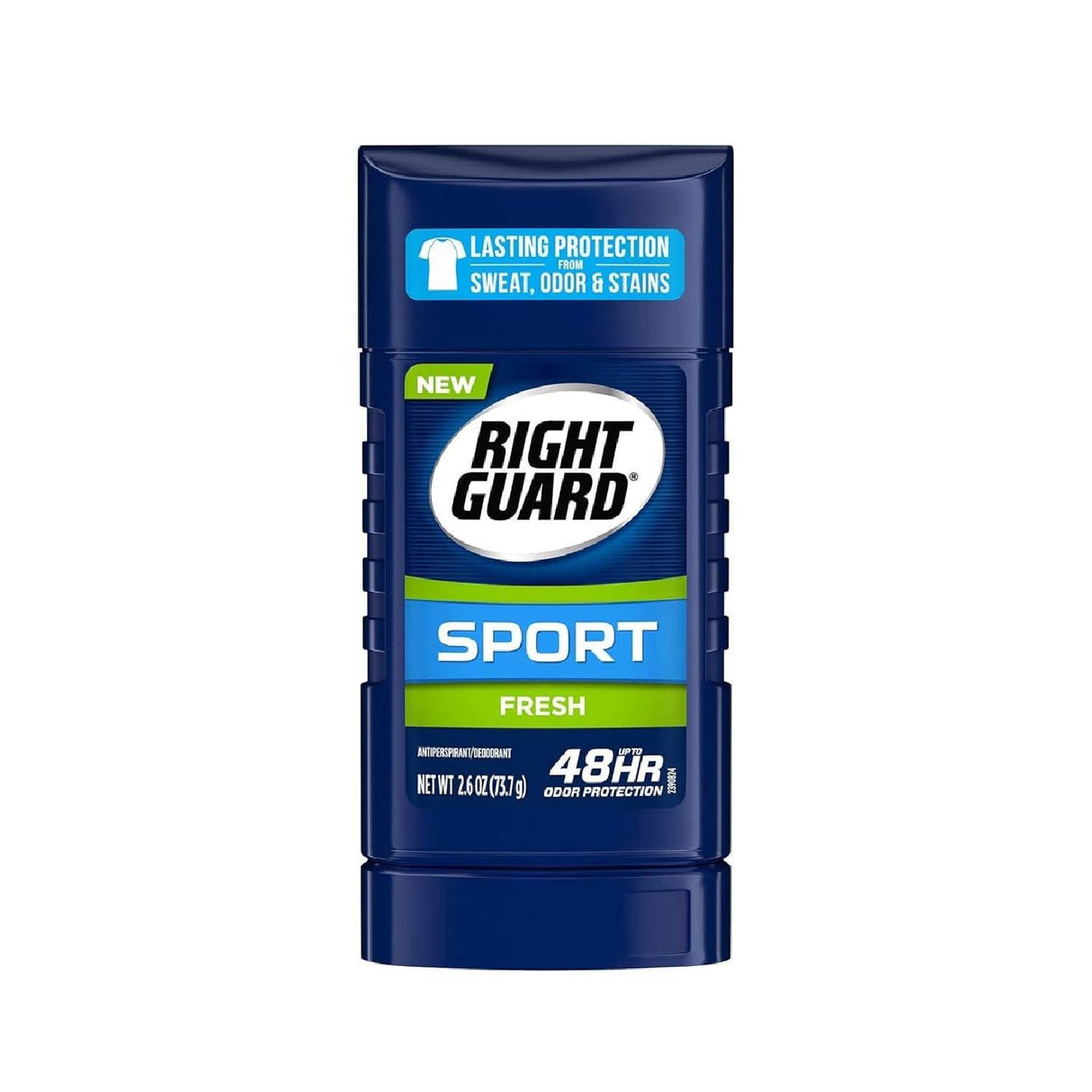 Right Guard Sport Antiperspirant Deodorant Invisible Solid Stick, Fresh Twin Pack 5.2 Oz - 1 Pack - Open Box -