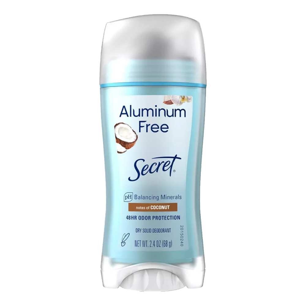 Secret - Aluminum Free Deodorant Coconut - 2.4 Oz - 12 Pack
