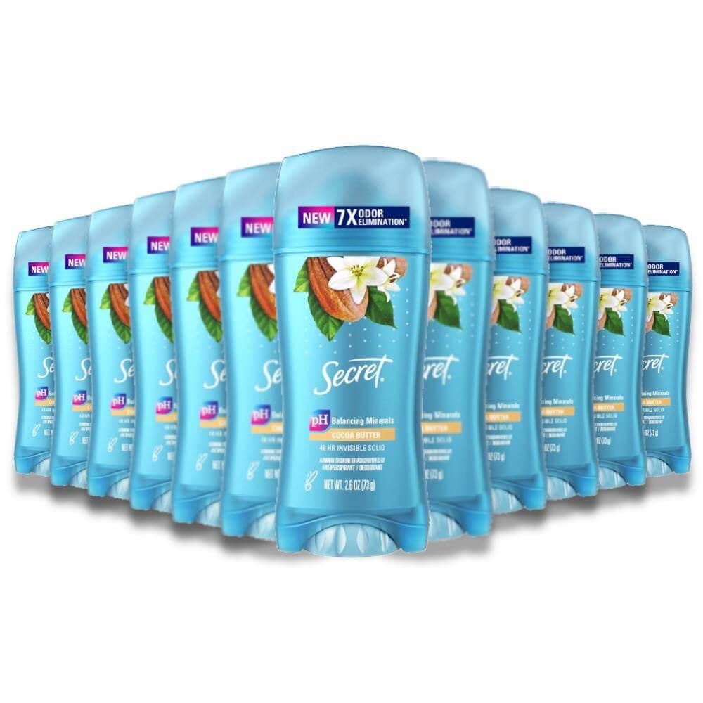 Secret - Fresh Cocoa Butter, Antiperspirant & Deodorant - 2.6 Oz- 240 Pack
