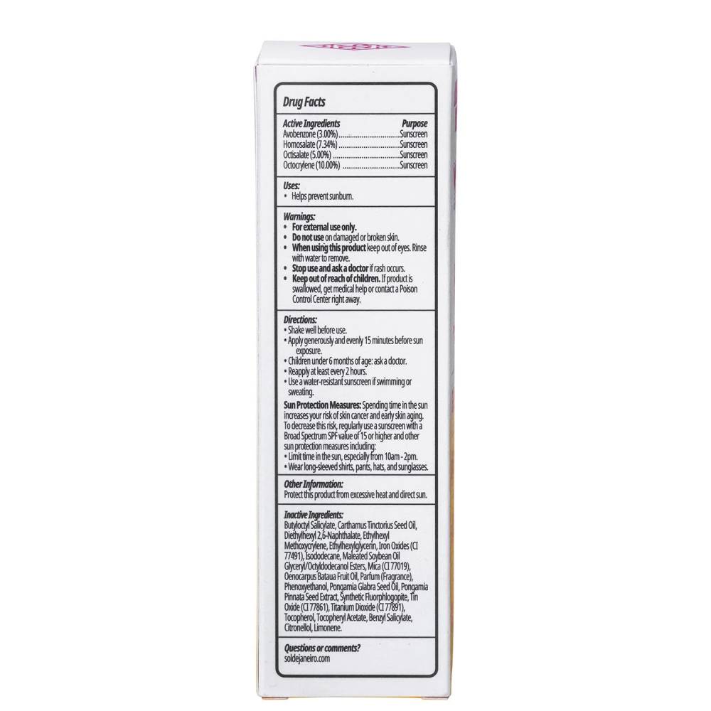 Sol De Janeiro Rio Radiance, SPF 50, Body Oil - 3 Oz