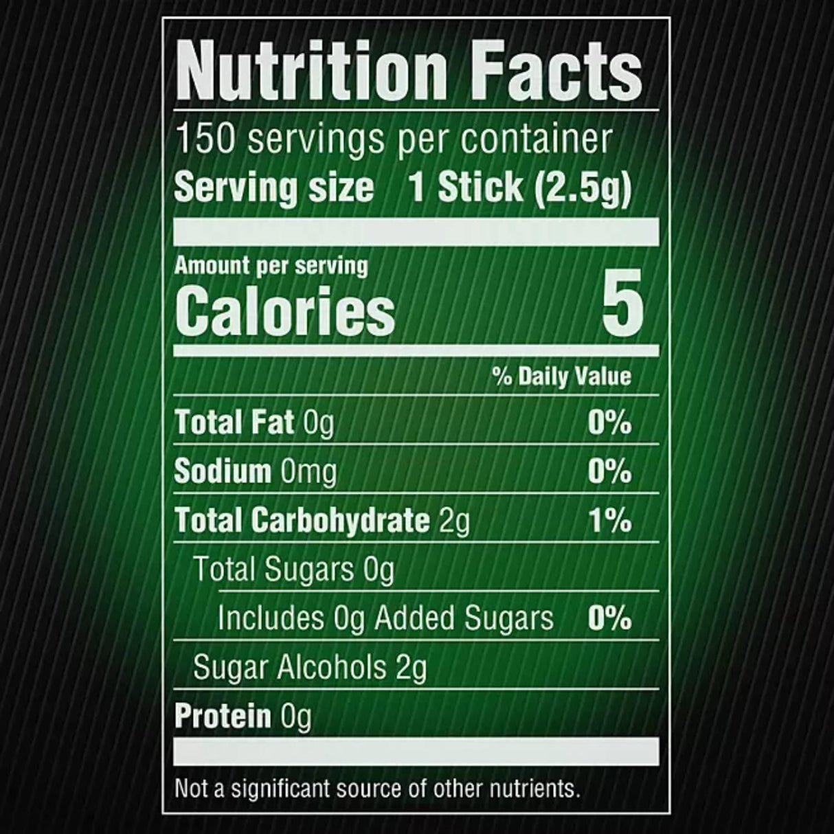 Wrigley's 5 Gum - Spearmint Rain Sugar Free Chewing Gum - 10 Fifteen Stick Packages