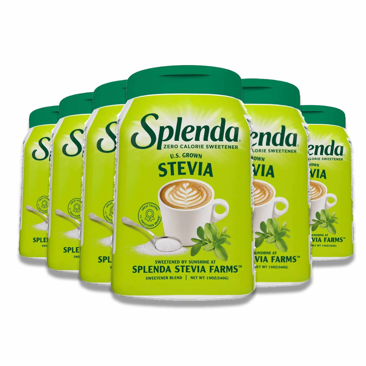 Splenda - Stevia Sweetener Jar - 19 Oz - 6 Pack