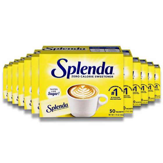 Splenda - Zero Calorie Sweetener Sugar Substitute Packets - 50 Count - 12 Pack | Splenda - Grocery Wholesale